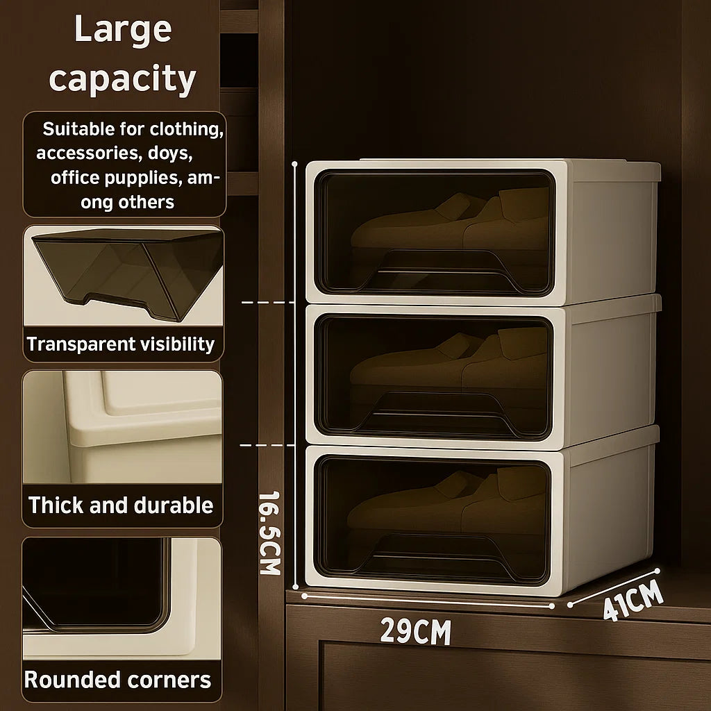 8-Pack Stackable Boxes – Smart Storage