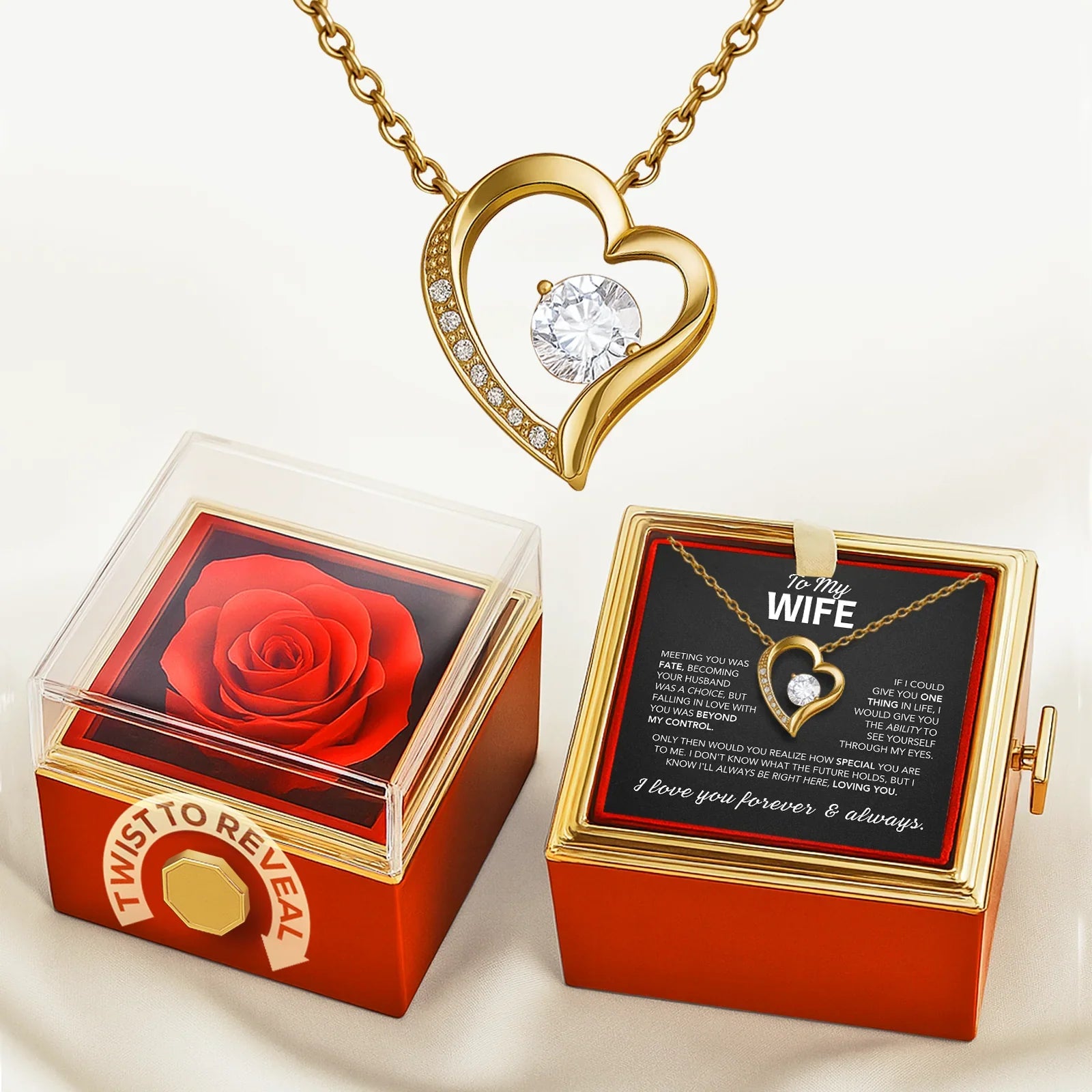 To My Wife - I Love You Always & Forever - Gift Set