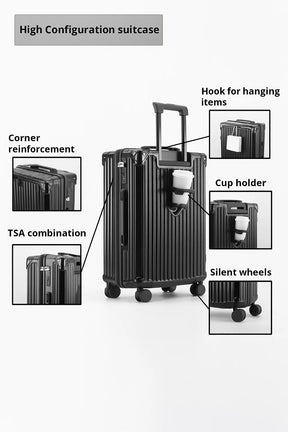 TSA Travel Suitcase with Spinner Wheels